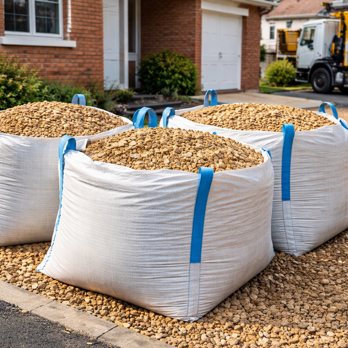 bulk bags for driveway gravel UK delivery