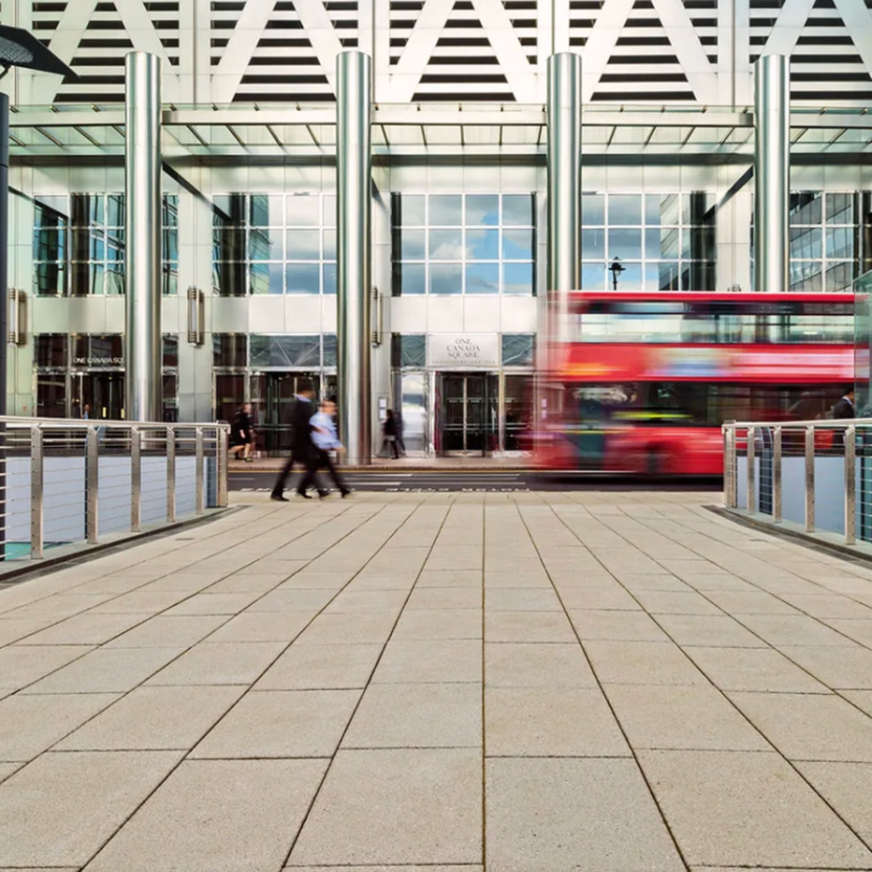 Marshalls Charnwood paving installed in a pedestrian public realm scheme