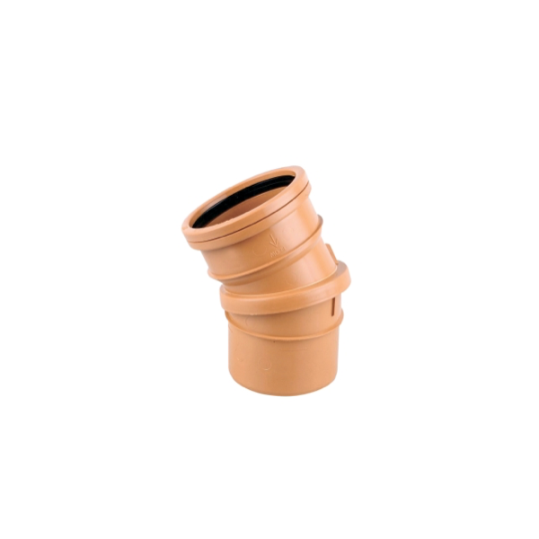 110mm Underground Drainage Adjustable Bend Single Socket