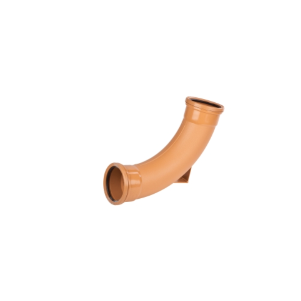 110mm Underground Drainage Double Socket Long Radius Bend 87 Degree