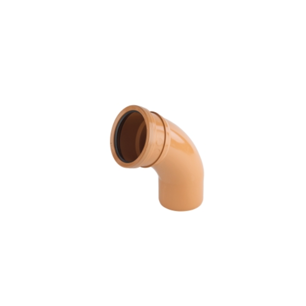 110mm Underground Drainage Single Socket Short Radius Bend 67.5 Degree