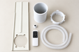 Accessories supplied with 12,000 BTU portable air conditioner