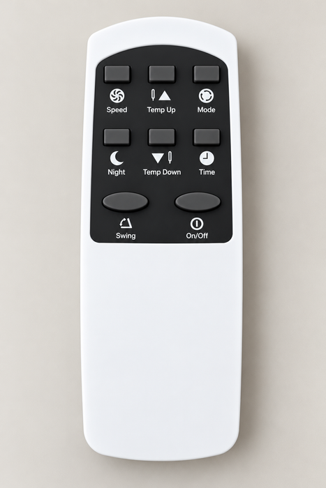 Remote control for 12,000 BTU portable air conditioner