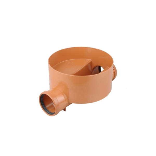 Ppic Base 2 Inlets 315mm Inlet Chamber Base 2 Channel 90 Degree| UK Building Supplies