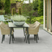 Bradstone Fooria Porcelain Paving White  installed