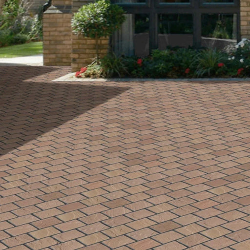 Global Stone Pathway Setts Sandstone Modak Rose installed