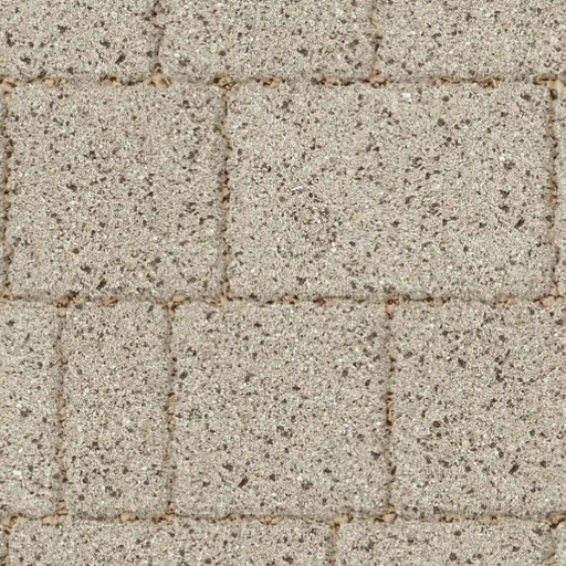 close up of silver grey priora colour bricks with black flecks