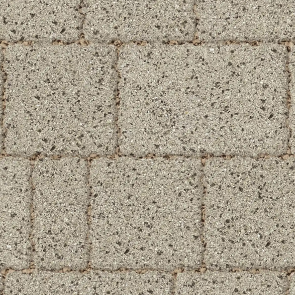 close up of silver grey priora colour bricks with black flecks