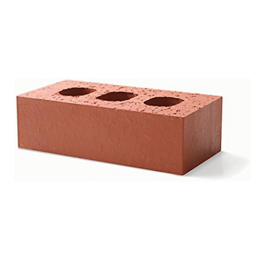 Red Engineering Bricks Perforated single