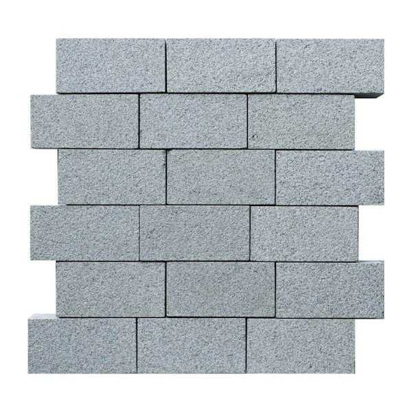 Strata Stones Granite Setts Silver Mist 200x100