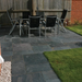 Strata Stones Salerno Olive Black Slate installed to a patio