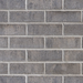 Tobermore Kingston Slate smooth concrete facing bricks laid in stretcher bond pattern
