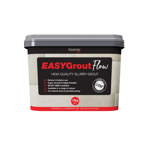 Azpects EASYGrout Flow Grafito 15kg slurry grout tub