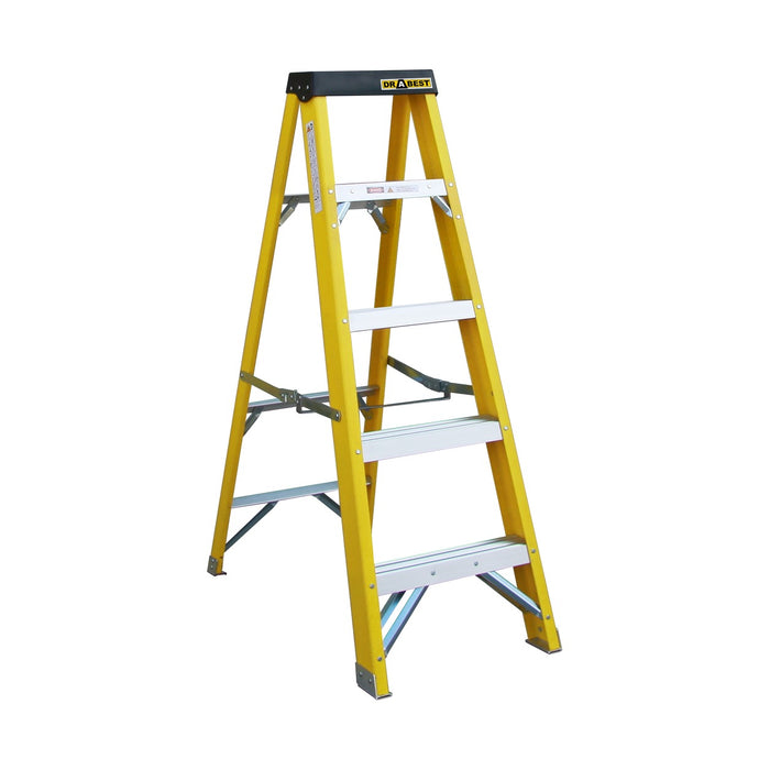 Drabest fibreglass swingback step ladder