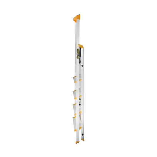 Drabest MAX wide step ladder showing deep steps and side profile