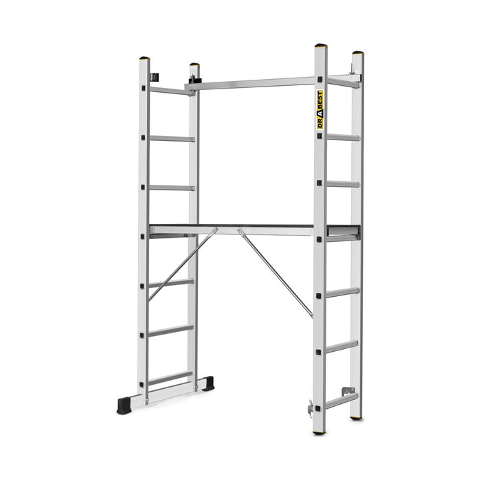 Drabest PRO aluminium ladder scaffolding with working platform