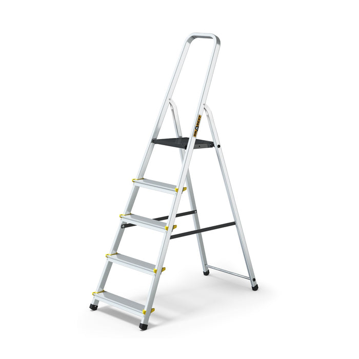 Drabest PRO aluminium step ladder with platform