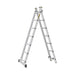 Drabest PRO ladder scaffolding configured as an extension ladder