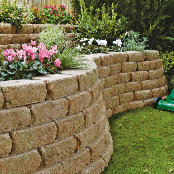 Marshalls Ryton Buff Marshalls Croft Stone Walling Buff — UK Building Supplies