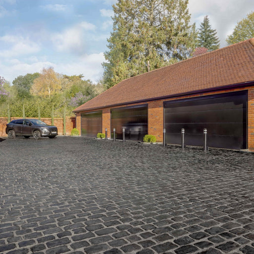 Marshalls Drivesys Original Cobble block paving installed on a large driveway