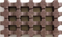 Marshalls Grassguard permeable concrete paving unit in Earth Brown