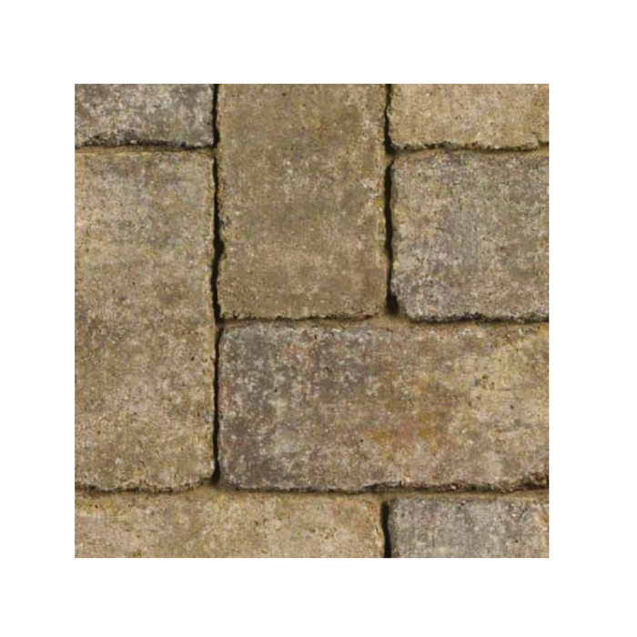 Marshalls Keyblock Vintage Bracken concrete block paving with lightly distressed finish