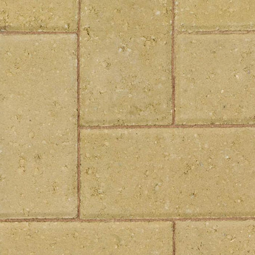 Marshalls Keyblok Buff block paving swatch from UK Building Supplies