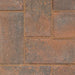 Marshalls Keyblok Burnt Ochre block paving swatch from UK Building Supplies
