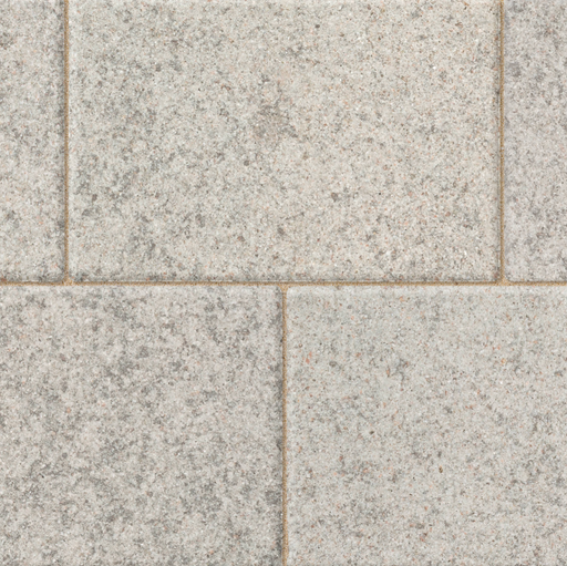 Close-up of gray stone tiles with a subtle pattern