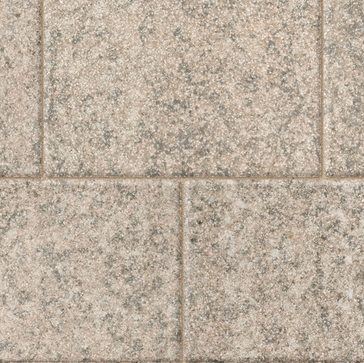 Close-up of a stone pavement with square tiles.