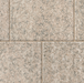 Close-up of a stone pavement with square tiles.