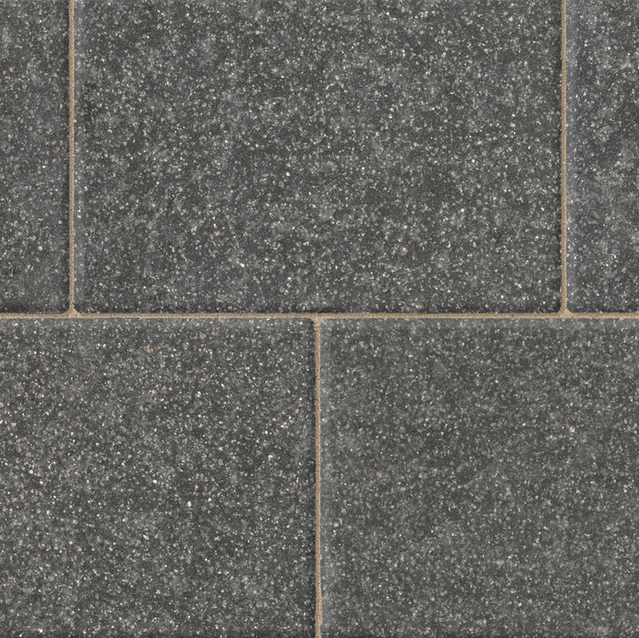 Close-up of dark gray stone tiles with a textured surface