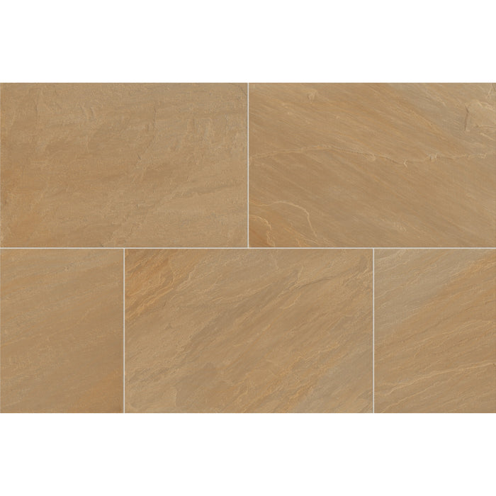 Marshalls Vedastone Buff Multi porcelain paving slab swatch