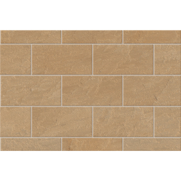Marshalls Vedastone Buff Multi porcelain setts swatch