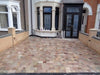 Amber Quartz tumbled block paving for driveways patios and paths