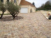 Paveworld Autumn Brown natural sandstone cobbles setts