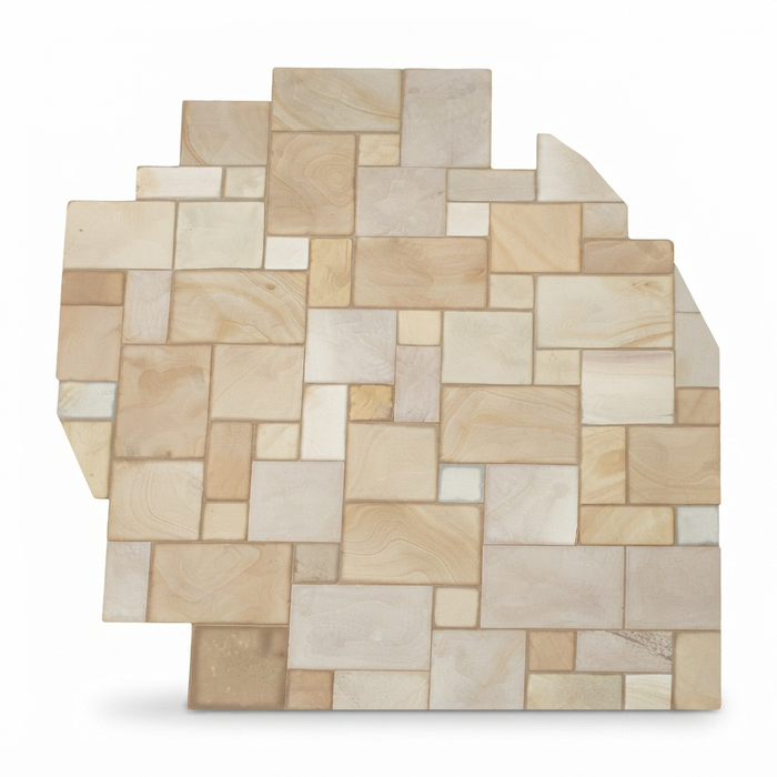 Paveworld Chivas Caramel Buff smooth sandstone paving