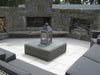 Paveworld Chivas Ivory smooth sandstone paving installed patio