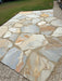 Paveworld Rustic Gold crazy paving showing natural colour and texture