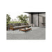 Paveworld Decor Nordic grey patterned porcelain paving installed on a terrace