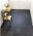 Paveworld Elite Black Lime limestone slabs showing charcoal natural stone finish