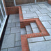 Paveworld Elite Light Grey sandstone patio and steps with sawn edges