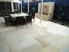 Paveworld Elite Mint Fossil paving installed courtyard