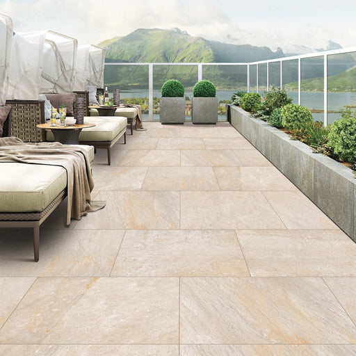 Paveworld Lake Abbey genuine manufacturer product image showing the exact porcelain paving