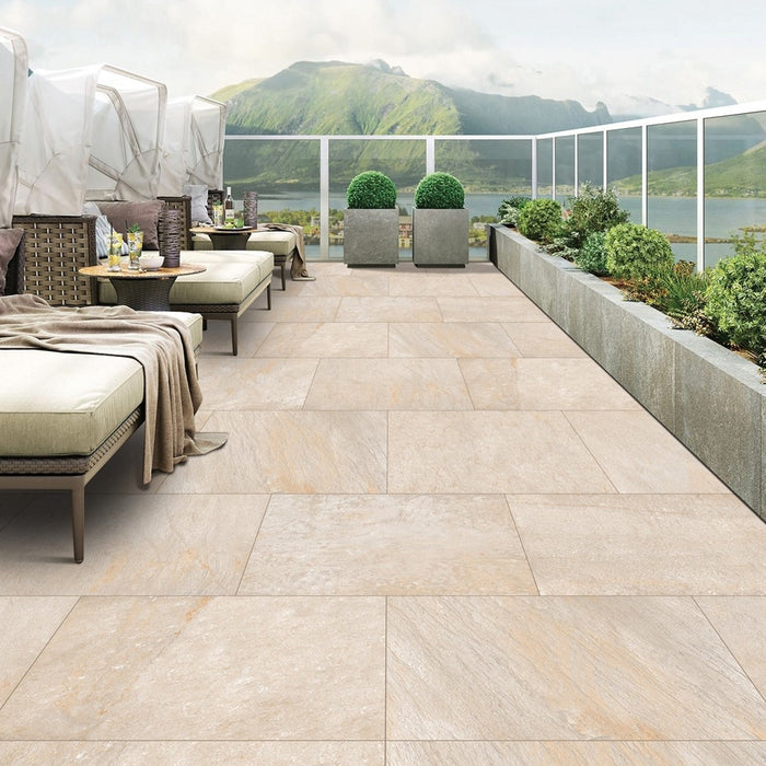 Paveworld Lake Abbey genuine manufacturer product image showing the exact porcelain paving