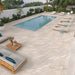 Paveworld Lake Crossover Bianco genuine manufacturer product image showing the exact vitrified porcelain paving