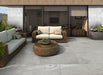 Lake Grigio vitrified porcelain plank paving in a grey stone-effect finish