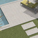 Paveworld Lake Silver Granite manufacturer image showing porcelain paving beside a pool
