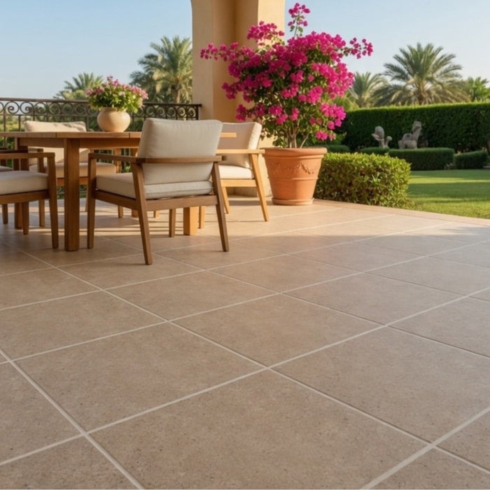 Paveworld Lake Sinai Pearl genuine manufacturer product image showing the exact vitrified porcelain paving