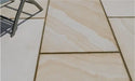 Paveworld Misty Mint Goose sandstone close-up showing natural veining
